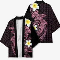 Aloha Hammerhead Shark Kimono Vivacious Pink Hawaiian Kakau Tribal Tattoo - Polynesian Pride