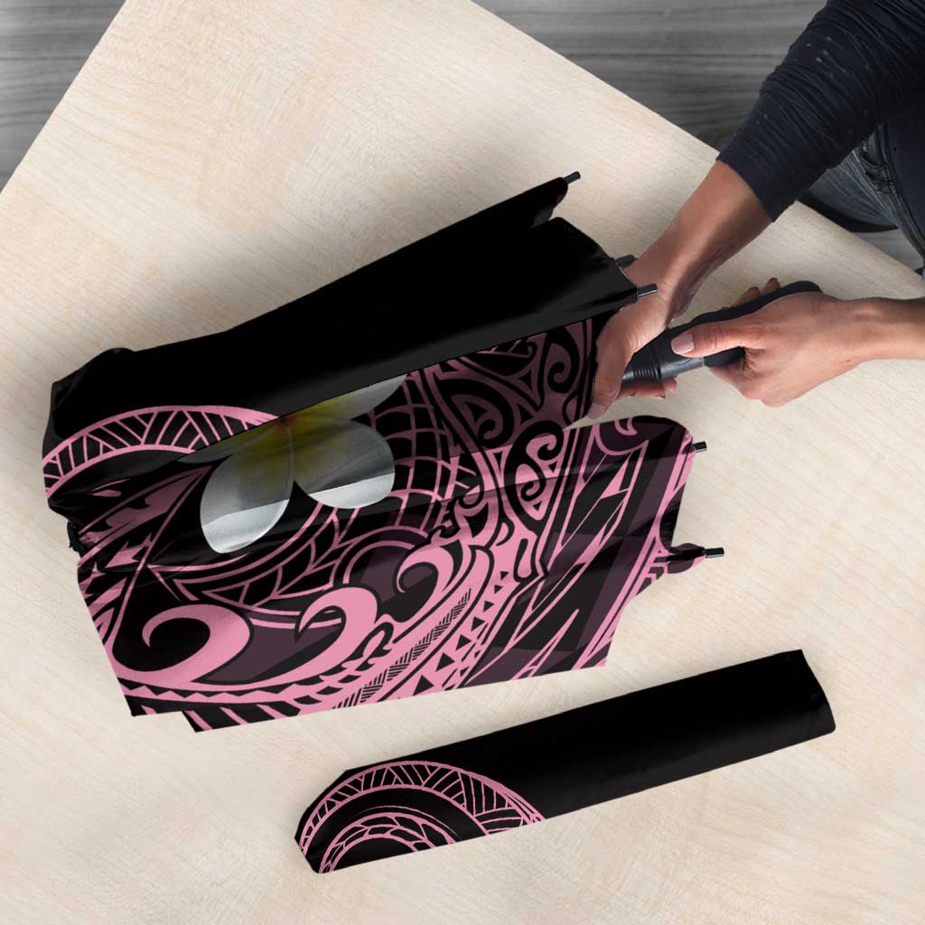 Aloha Hammerhead Shark Umbrella Vivacious Pink Hawaiian Kakau Tribal Tattoo - Polynesian Pride