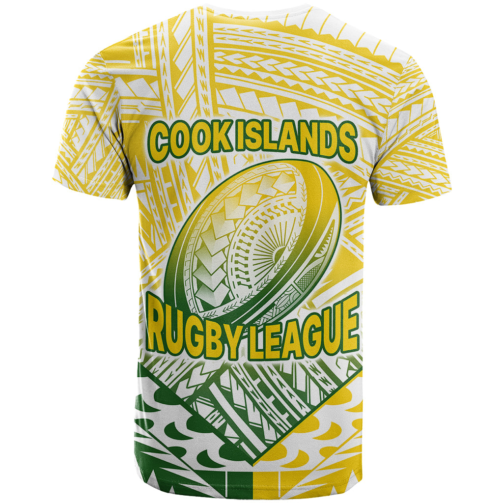 The Kukis Cook Islands Rugby T Shirt Be Unique Vibe White LT9 - Polynesian Pride