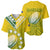 The Kuki's Cook Islands Rugby Baseball Jersey Be Unique Vibe Yellow LT9 Yellow - Polynesian Pride