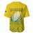 The Kuki's Cook Islands Rugby Baseball Jersey Be Unique Vibe Yellow LT9 - Polynesian Pride