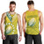 The Kuki's Cook Islands Rugby Men Tank Top Be Unique Vibe Yellow LT9 - Polynesian Pride