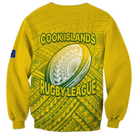 The Kuki's Cook Islands Rugby Sweatshirt Be Unique Vibe Yellow LT9 - Polynesian Pride
