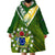 The Kuki's Cook Islands Rugby Wearable Blanket Hoodie Be Unique Vibe Green LT9 - Polynesian Pride