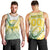 (Custom Text And Number) The Kuki's Cook Islands Rugby Men Tank Top Be Unique Vibe White LT9 - Polynesian Pride