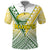 (Custom Text and Number) The Kukis Cook Islands Rugby Polo Shirt Be Unique Vibe White LT9 White - Polynesian Pride