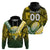 (Custom Text and Number) The Kukis Cook Islands Rugby Hoodie Be Unique Vibe Black LT9 Pullover Hoodie Black - Polynesian Pride