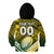 (Custom Text And Number) The Kuki's Cook Islands Rugby Kid Hoodie Be Unique Vibe Black LT9 - Polynesian Pride