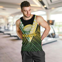 (Custom Text And Number) The Kuki's Cook Islands Rugby Men Tank Top Be Unique Vibe Black LT9 - Polynesian Pride