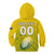 (Custom Text And Number) The Kuki's Cook Islands Rugby Kid Hoodie Be Unique Vibe Yellow LT9 - Polynesian Pride