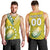 (Custom Text And Number) The Kuki's Cook Islands Rugby Men Tank Top Be Unique Vibe Yellow LT9 - Polynesian Pride