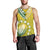 (Custom Text And Number) The Kuki's Cook Islands Rugby Men Tank Top Be Unique Vibe Yellow LT9 - Polynesian Pride