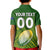 (Custom Text And Number) The Kuki's Cook Islands Rugby Kid Polo Shirt Be Unique Vibe Green LT9 - Polynesian Pride