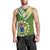 (Custom Text And Number) The Kuki's Cook Islands Rugby Men Tank Top Be Unique Vibe Green LT9 - Polynesian Pride