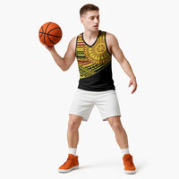 Personalised Tonga Ha apai High School Basketball Jersey Ngatu Fonulei Pattern LT9 - Polynesian Pride