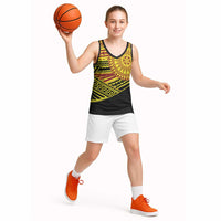 Personalised Tonga Ha apai High School Basketball Jersey Ngatu Fonulei Pattern LT9 - Polynesian Pride