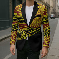 Personalised Tonga Ha apai High School Blazer Ngatu Fonulei Pattern - Polynesian Pride