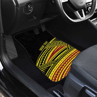 Personalised Tonga Ha apai High School Car Mats Ngatu Fonulei Pattern LT9 - Polynesian Pride