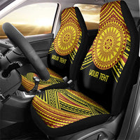 Personalised Tonga Ha apai High School Car Seat Cover Ngatu Fonulei Pattern
