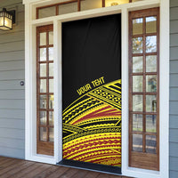 Personalised Tonga Ha apai High School Door Cover Ngatu Fonulei Pattern LT9 - Polynesian Pride
