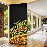 Personalised Tonga Ha apai High School Door Cover Ngatu Fonulei Pattern LT9 - Polynesian Pride