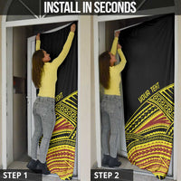 Personalised Tonga Ha apai High School Door Cover Ngatu Fonulei Pattern LT9 - Polynesian Pride