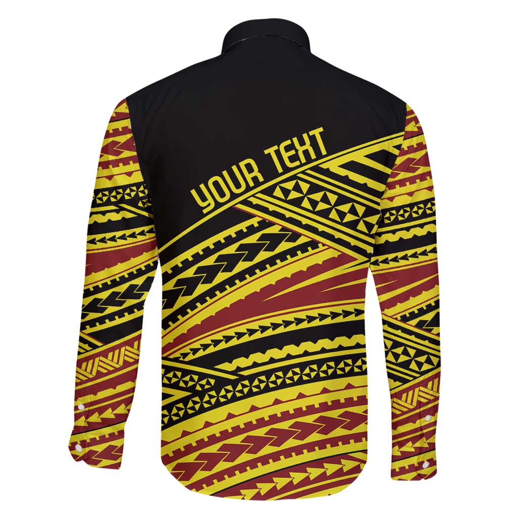 Personalised Tonga Ha apai High School Family Matching Long Sleeve Bodycon Dress and Hawaiian Shirt Ngatu Fonulei Pattern