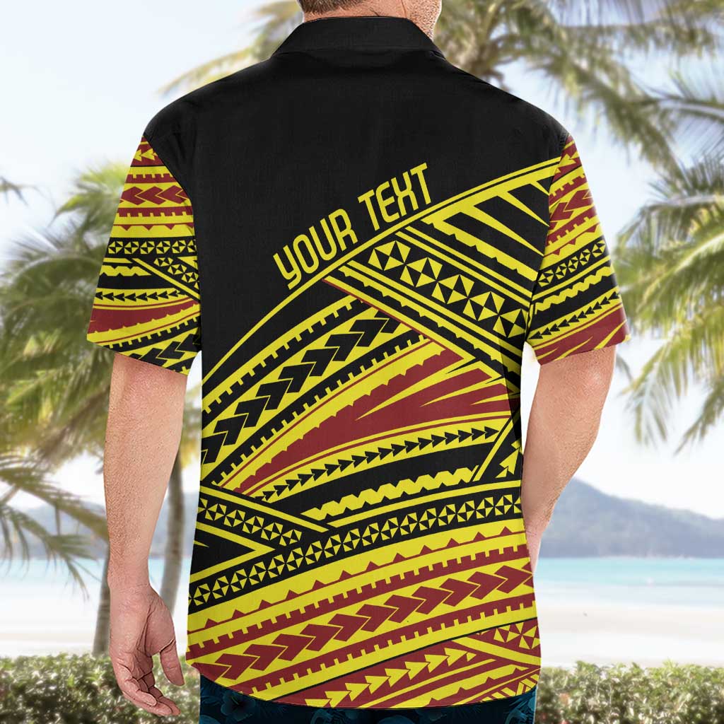 Personalised Tonga Ha apai High School Hawaiian Shirt Ngatu Fonulei Pattern LT9 - Polynesian Pride