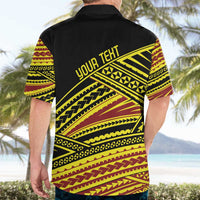 Personalised Tonga Ha apai High School Hawaiian Shirt Ngatu Fonulei Pattern LT9 - Polynesian Pride