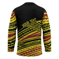 Personalised Tonga Ha apai High School Hockey Jersey Ngatu Fonulei Pattern LT9 - Polynesian Pride