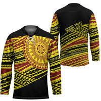 Personalised Tonga Ha apai High School Hockey Jersey Ngatu Fonulei Pattern LT9 - Polynesian Pride