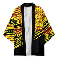 Personalised Tonga Ha apai High School Kimono Ngatu Fonulei Pattern LT9 Unisex Gold - Polynesian Pride