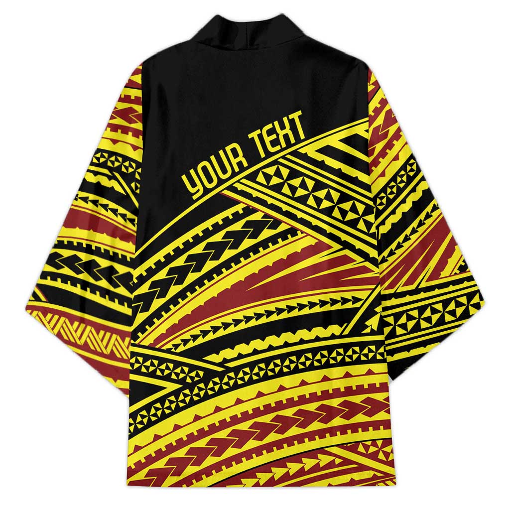 Personalised Tonga Ha apai High School Kimono Ngatu Fonulei Pattern LT9 - Polynesian Pride