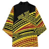 Personalised Tonga Ha apai High School Kimono Ngatu Fonulei Pattern LT9 - Polynesian Pride