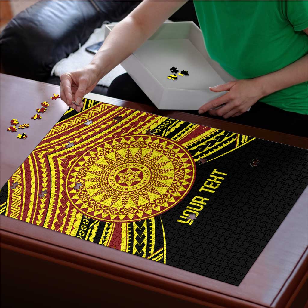 Personalised Tonga Ha apai High School Puzzle Ngatu Fonulei Pattern LT9 - Polynesian Pride