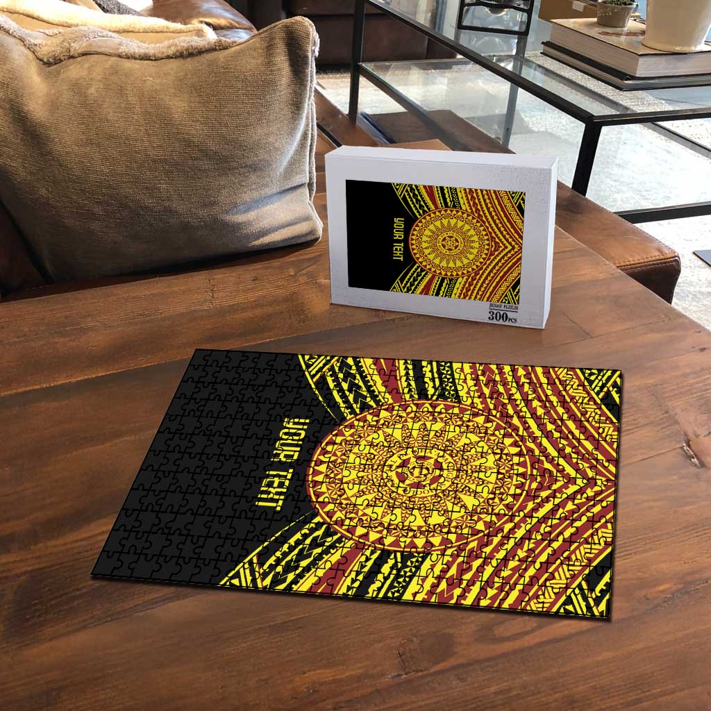 Personalised Tonga Ha apai High School Puzzle Ngatu Fonulei Pattern LT9 - Polynesian Pride