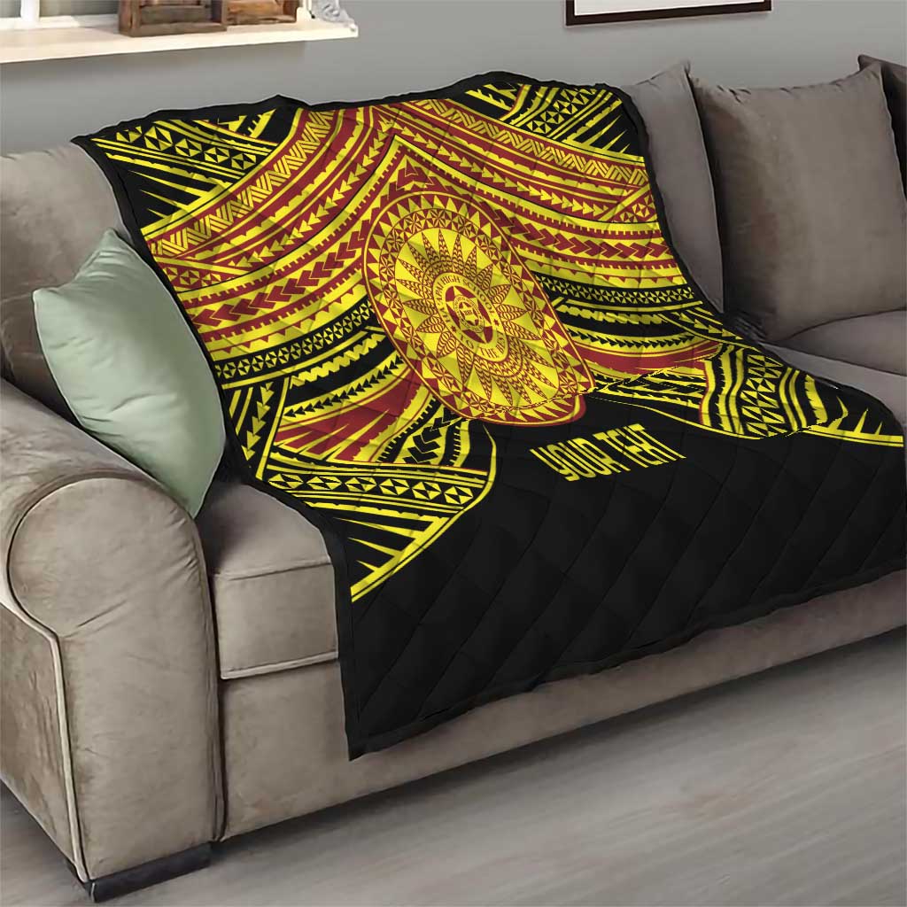 Personalised Tonga Ha apai High School Quilt Ngatu Fonulei Pattern