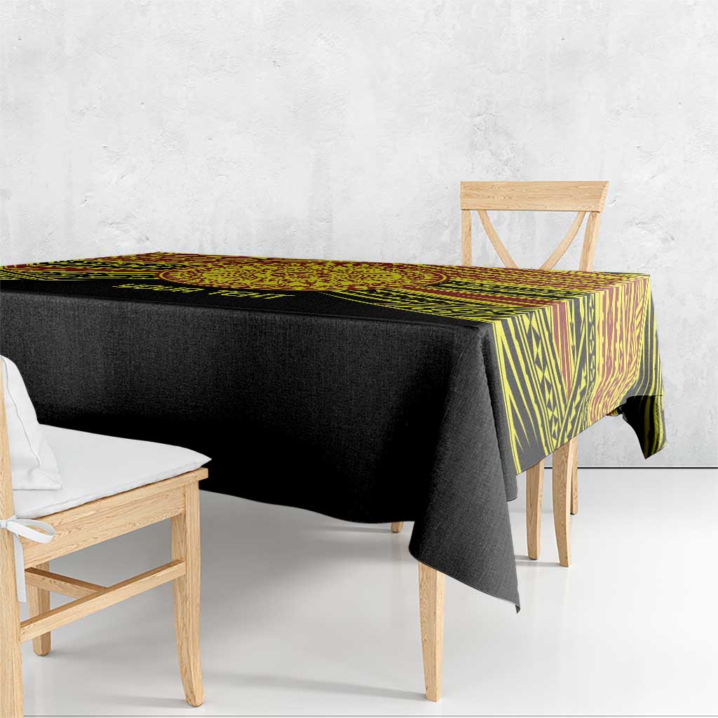 Personalised Tonga Ha apai High School Tablecloth Ngatu Fonulei Pattern LT9 - Polynesian Pride