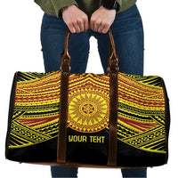Personalised Tonga Ha apai High School Travel Bag Ngatu Fonulei Pattern - Polynesian Pride