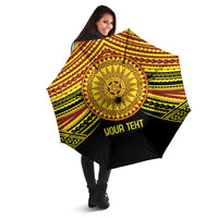 Personalised Tonga Ha apai High School Umbrella Ngatu Fonulei Pattern LT9 - Polynesian Pride
