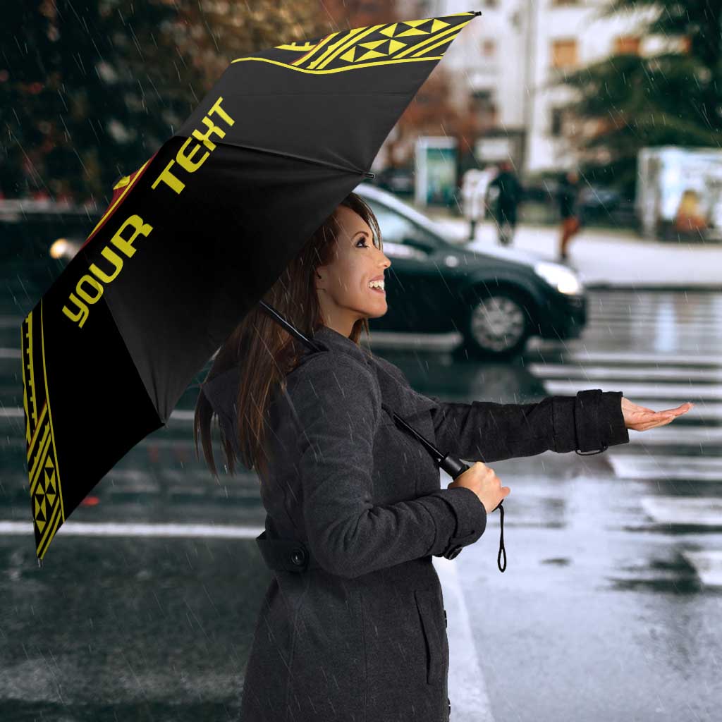 Personalised Tonga Ha apai High School Umbrella Ngatu Fonulei Pattern LT9 - Polynesian Pride