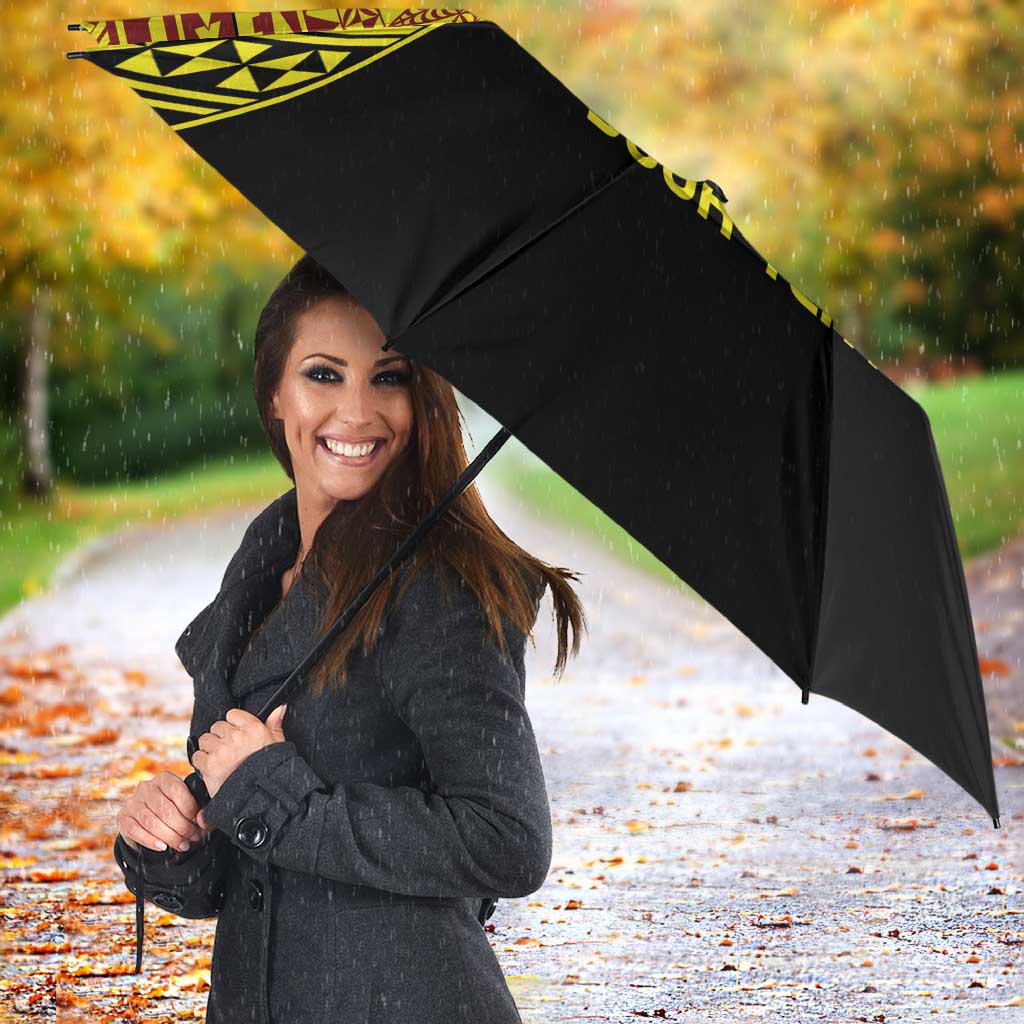 Personalised Tonga Ha apai High School Umbrella Ngatu Fonulei Pattern LT9 - Polynesian Pride