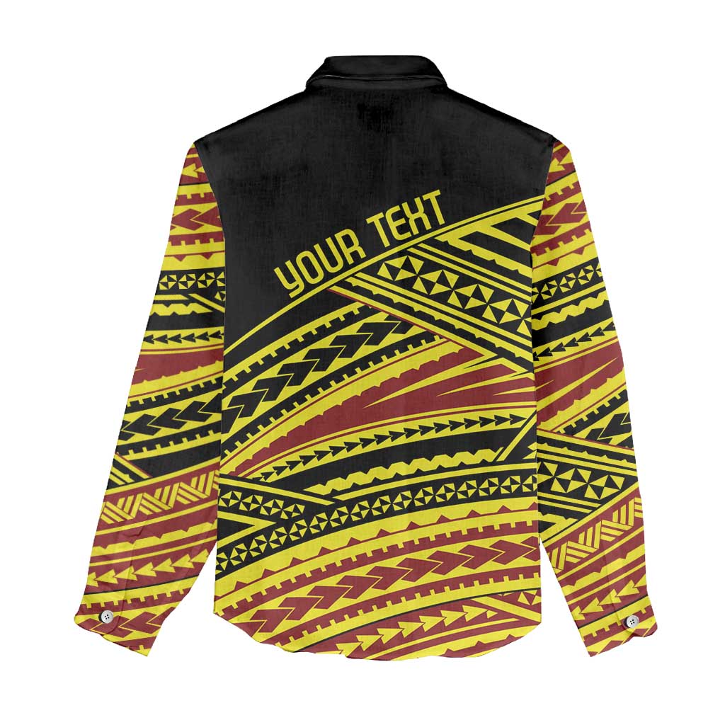 Personalised Tonga Ha apai High School Women Casual Shirt Ngatu Fonulei Pattern