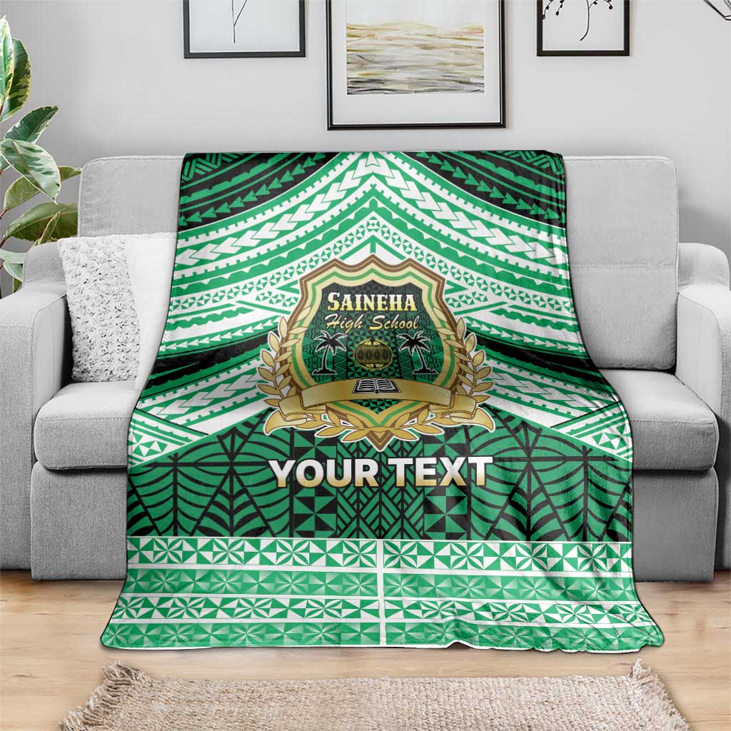 Personalised Tonga Saineha High School Blanket Polynesian Ngatu Tribal LT9 - Polynesian Pride