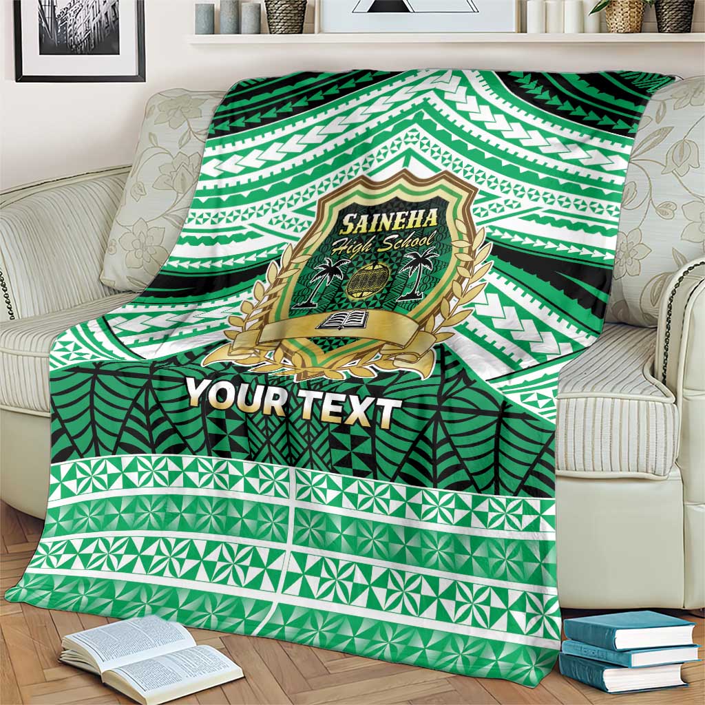 Personalised Tonga Saineha High School Blanket Polynesian Ngatu Tribal LT9 - Polynesian Pride