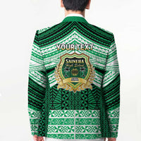 Personalised Tonga Saineha High School Blazer Polynesian Ngatu Tribal - Polynesian Pride