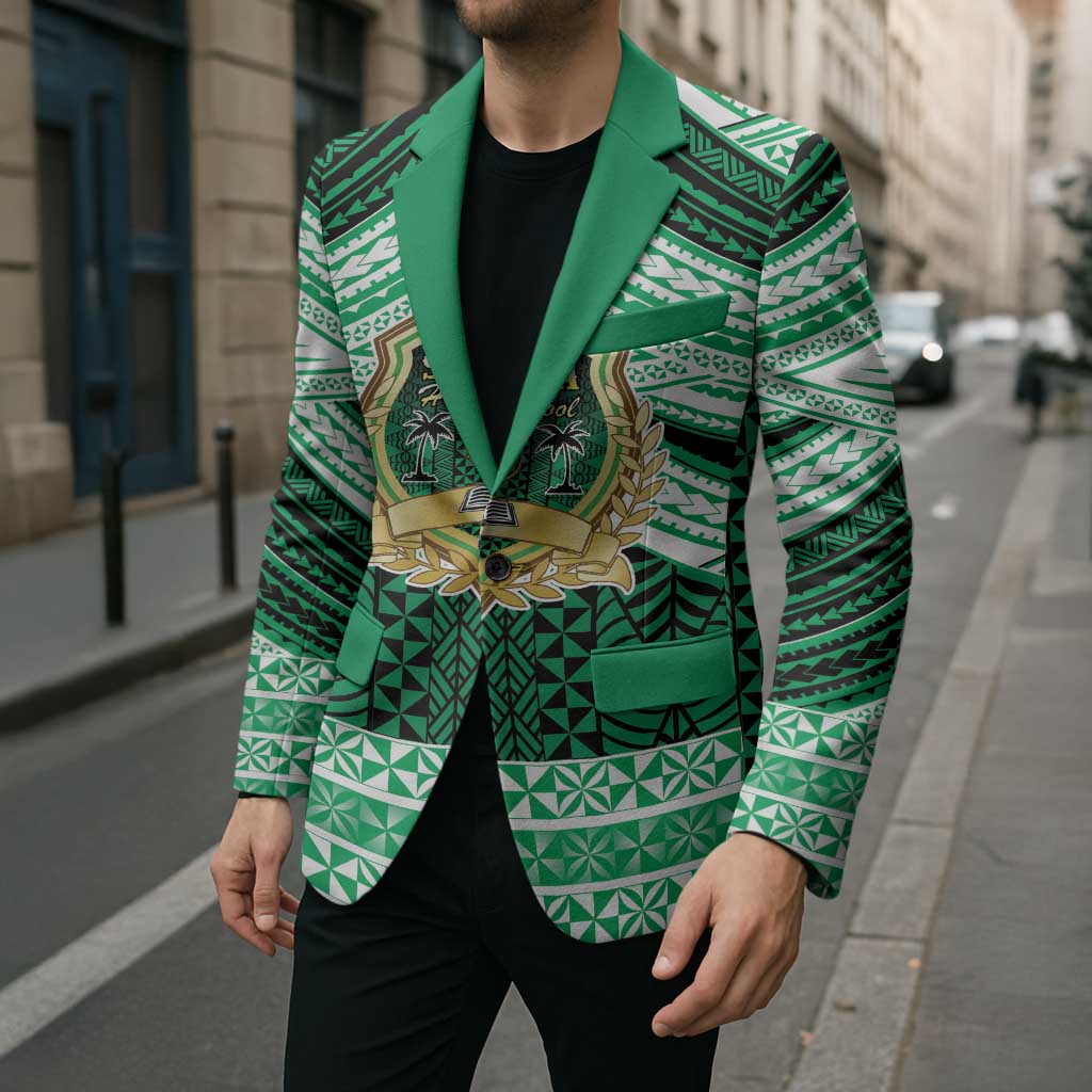 Personalised Tonga Saineha High School Blazer Polynesian Ngatu Tribal - Polynesian Pride