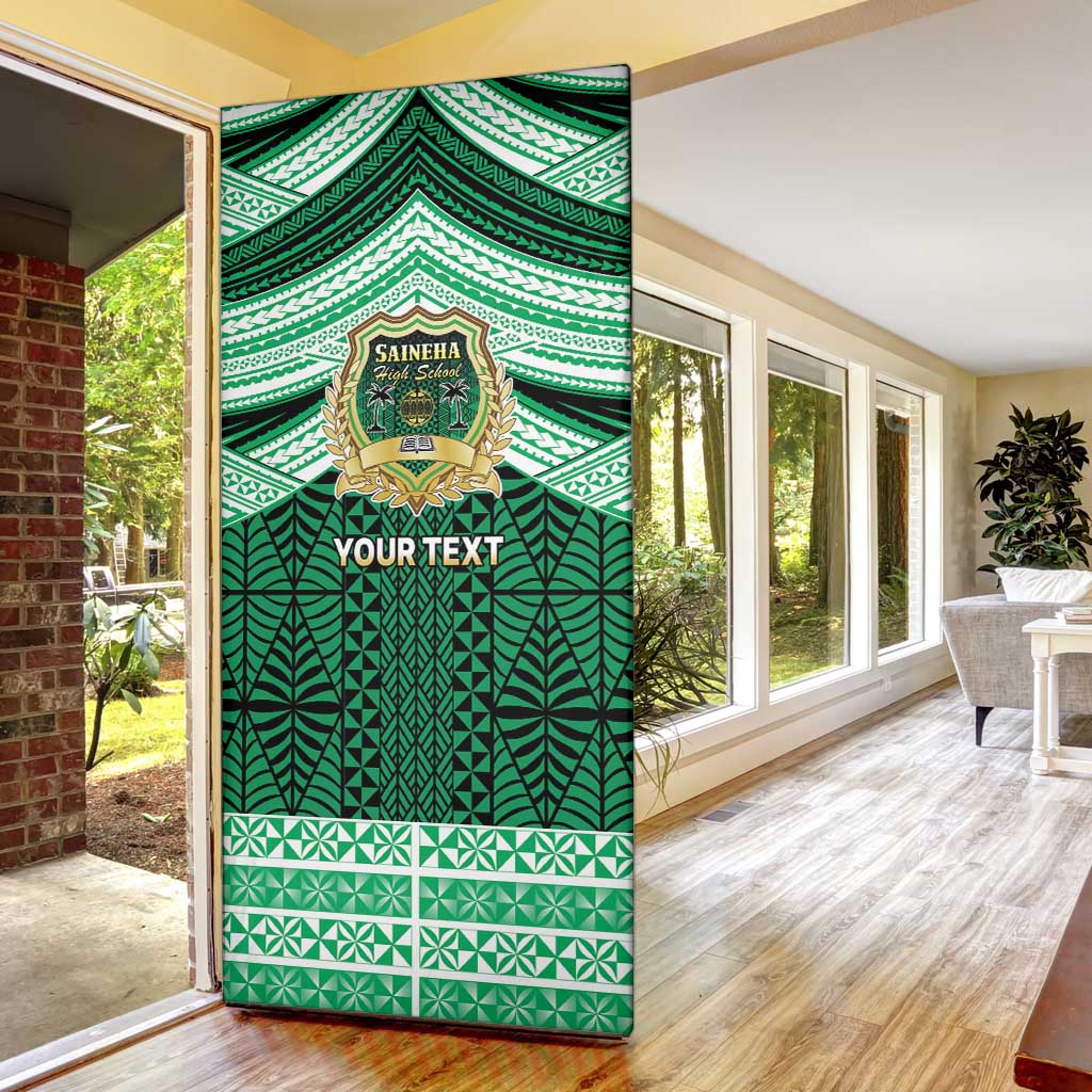 Personalised Tonga Saineha High School Door Cover Polynesian Ngatu Tribal LT9 - Polynesian Pride