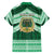 Personalised Tonga Saineha High School Family Matching Off The Shoulder Long Sleeve Dress and Hawaiian Shirt Polynesian Ngatu Tribal