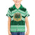 Personalised Tonga Saineha High School Family Matching Off The Shoulder Long Sleeve Dress and Hawaiian Shirt Polynesian Ngatu Tribal